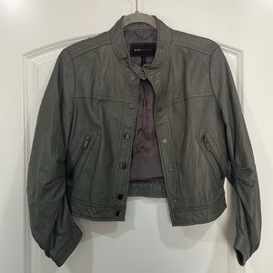 EUC BCBG Leather Moto Jacket
